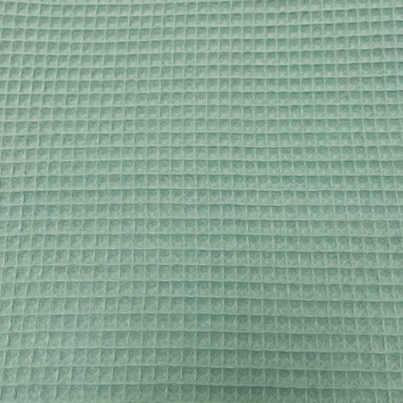 Tissu nid d'abeille souple - Aventurine