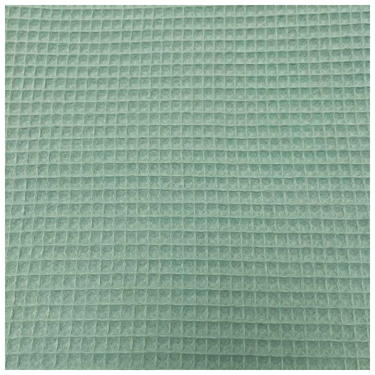 Tissu nid d'abeille souple - Aventurine