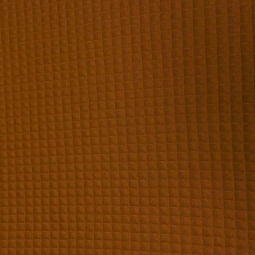 Tissu nid d'abeille souple - Caramel