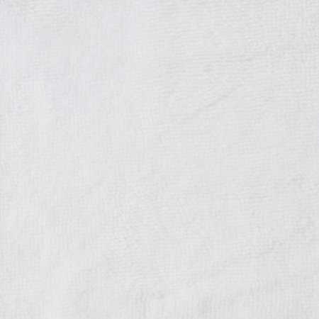 Tissu éponge Bambou velours - blanc