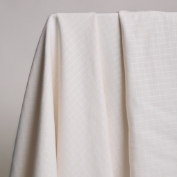Tissu Atelier Brunette - Little tile off-white