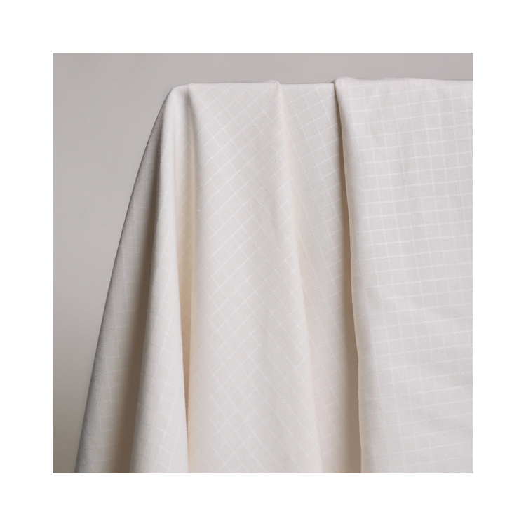 Tissu Atelier Brunette - Little tile off-white