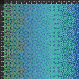 Tissu Hoffman - Bubblelicious bleu