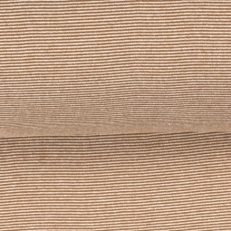 Tissu Bord-côte biologique - Caramel