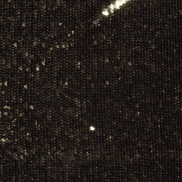 Tissu velours pailletté doré