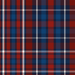 Tissu flanelle - Carreaux rouge et bleu