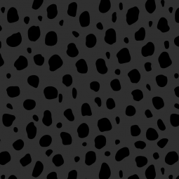 Tissu Déperlant polaire - Panthère anthracite