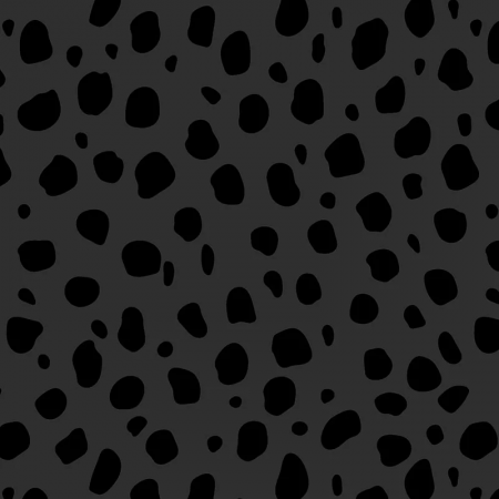 Tissu Déperlant polaire - Panthère anthracite