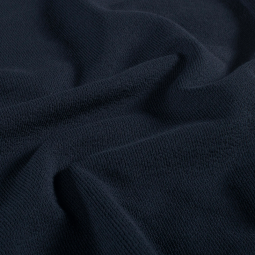 Tissu terry crêpe - Marine