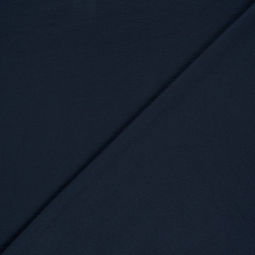 Tissu terry crêpe - Marine