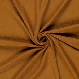 Tissu terry crêpe - Caramel