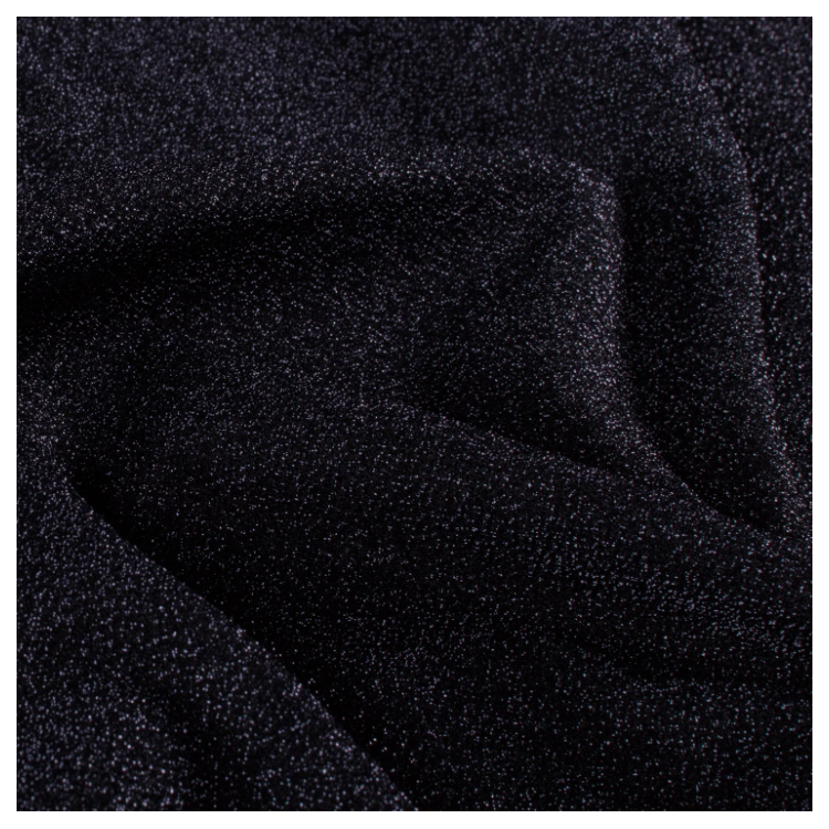 Tissu jersey - Lurex bleu marine