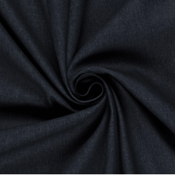 Tissu gabardine - Jean bleu marine