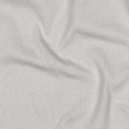 Tissu Bord-côte biologique - Lisse light grey
