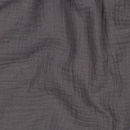 Tissu double gaze - Dark grey