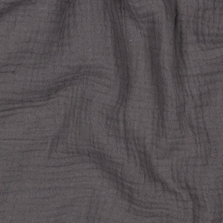 Tissu double gaze - Dark grey