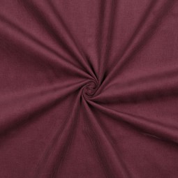 Tissu velours côtelé fin - Aubergine