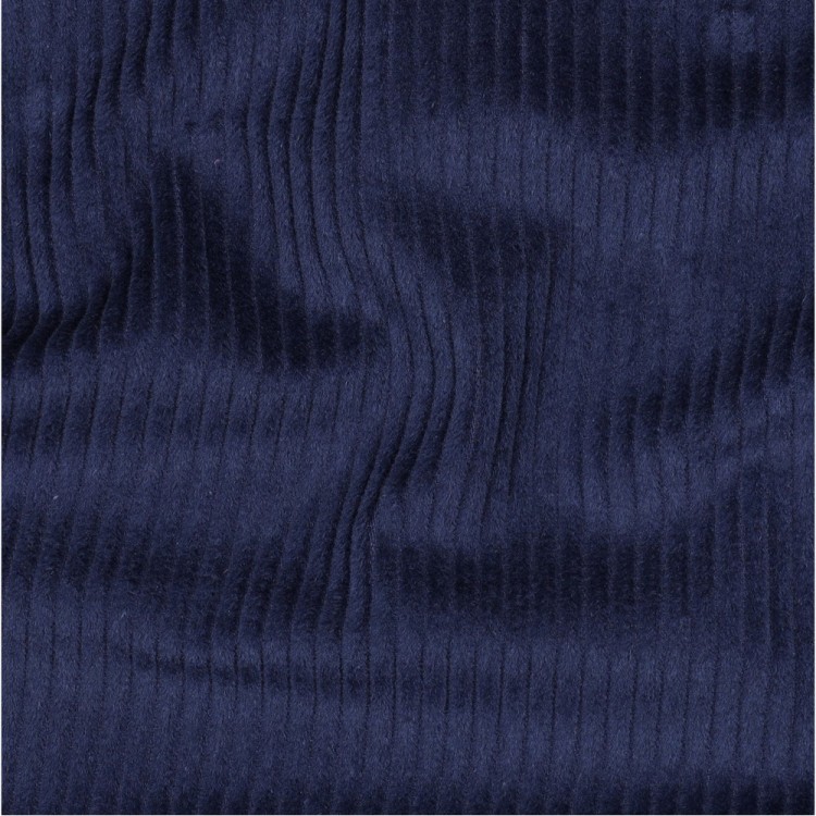 Tissu velours grosses côtes - Marine