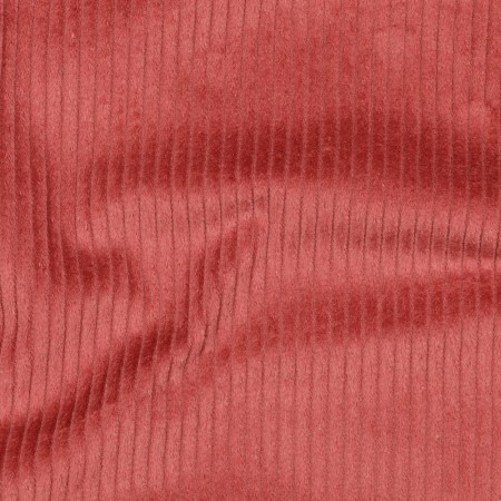 Tissu velours grosses côtes - Dark rose