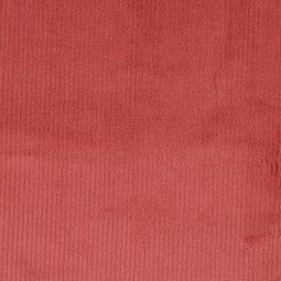 Tissu velours grosses côtes - Dark rose