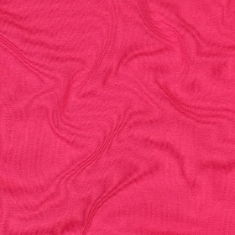Tissu jersey biologique - Fuchsia