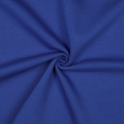 Tissu jersey sweat Uni - Cobalt