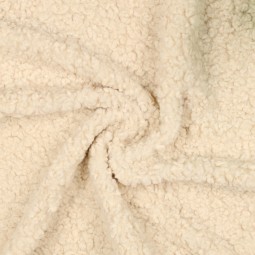 Tissu fausse fourrure - Sherpa beige