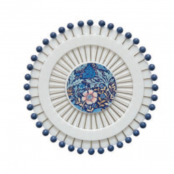 Épingles tête bleu x 40