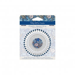 Épingles tête bleu x 40