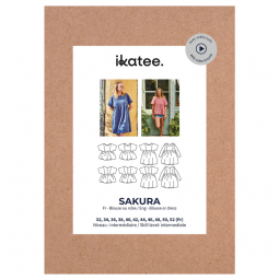 Patron Ikatee - Blouse robe Sakura