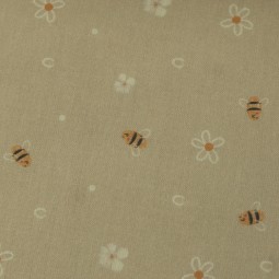 Tissu coton - Jolie abeille