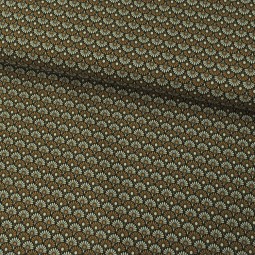 Tissu coton - Arc fleuri