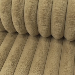 Tissu fausse fourrure - Barracuda beige