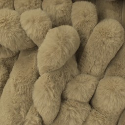Tissu fausse fourrure - Barracuda beige