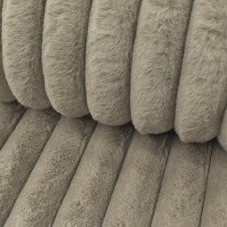 Tissu fausse fourrure - Barracuda lin