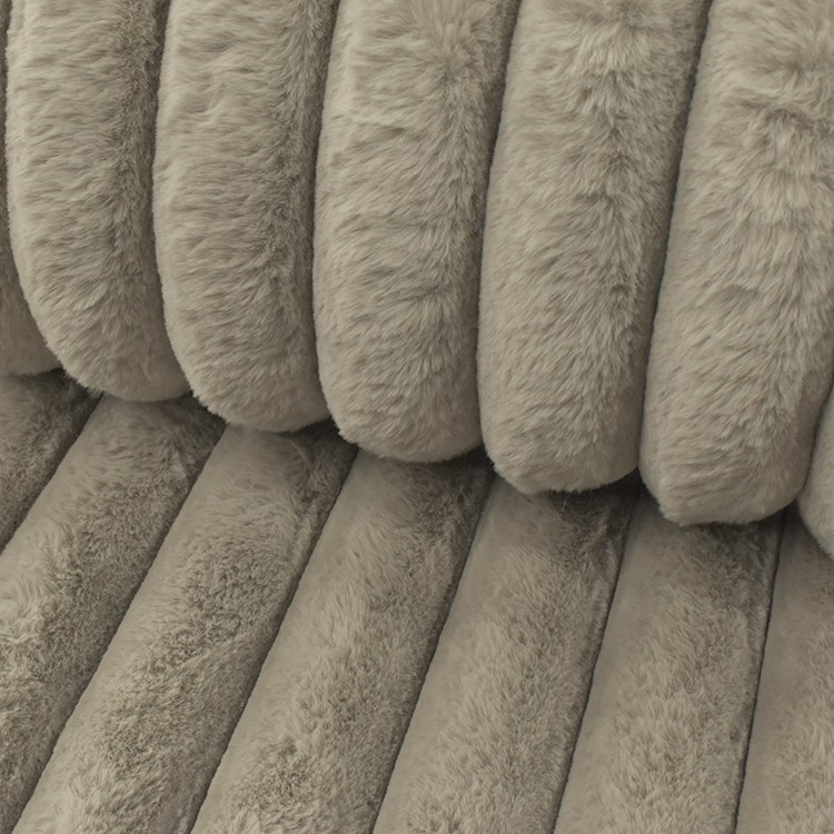 Tissu fausse fourrure - Barracuda lin