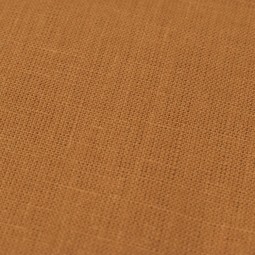 Toile de lin à broder 22 fils - Feuille morte