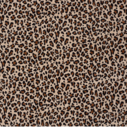Tissu jersey velours - Léopard