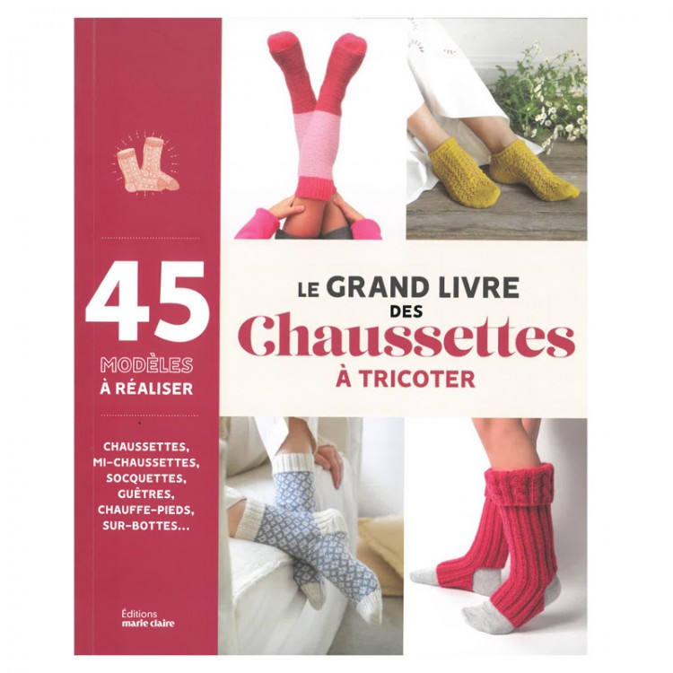Livre - le grand livre des chaussettes à tricoter