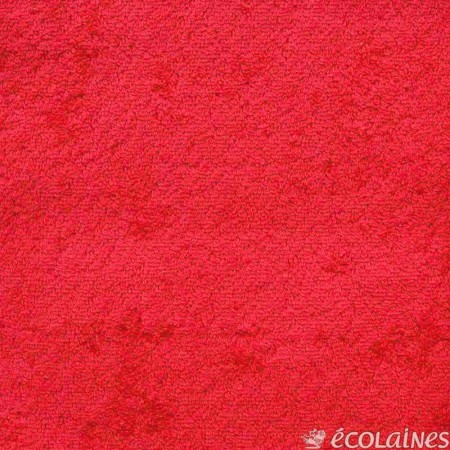 Tissu éponge 440g/m² Rouge