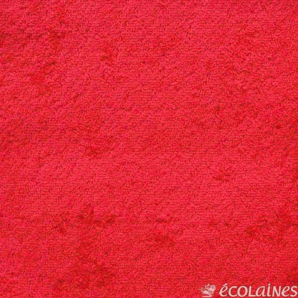 Tissu éponge 440g/m² Rouge