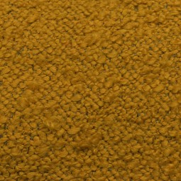 Tissu d'ameublement - Bouclette moutarde
