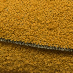 Tissu d'ameublement - Bouclette moutarde