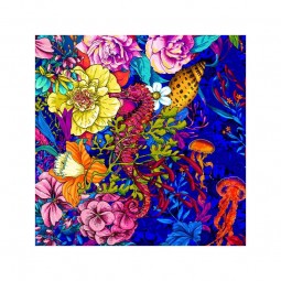 Tissu Odile Bailloeul - Melusine nuit