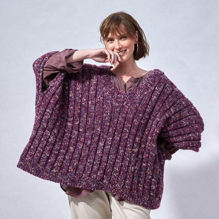 Kit de tricot - Poncho - Paisible