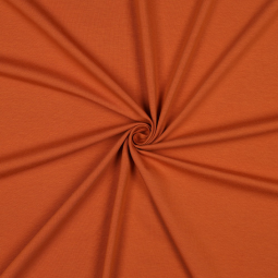 Tissu jersey biologique - Uni ambre