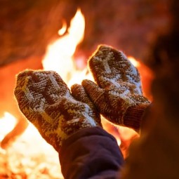 Kit de tricot - Moufles Skyggedans - Arwetta