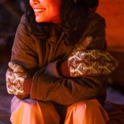 Kit de tricot - Moufles Skyggedans - Arwetta