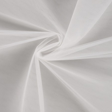 Tulle souple grande largeur - Blanc