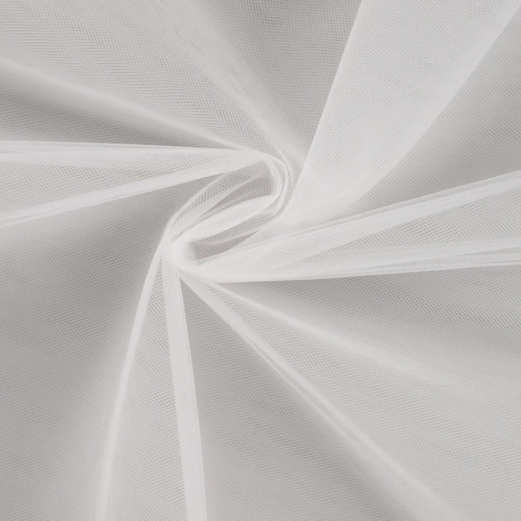 Tulle souple grande largeur - Blanc